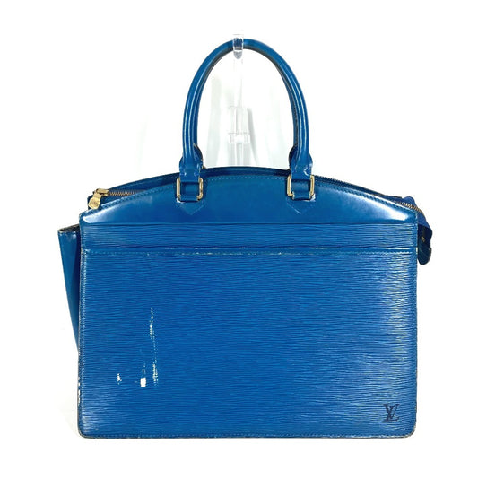 LOUIS VUITTON Shoulder Bag M48185 Epi Leather blue Epi Riviera