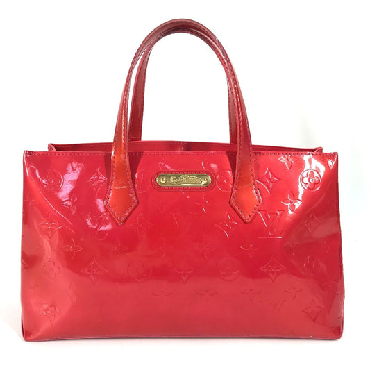 LOUIS VUITTON Handbag M93643 Monogram Vernis pink Monogram Vernis Wilshire Boulevard
