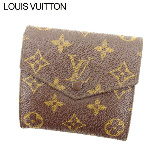 LOUIS VUITTON Bifold Wallet M61660 Brown beige Portonebi (old type)