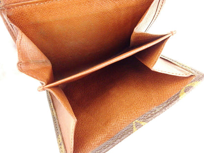 LOUIS VUITTON Bifold Wallet M61660 Brown beige Portonebi (old type)