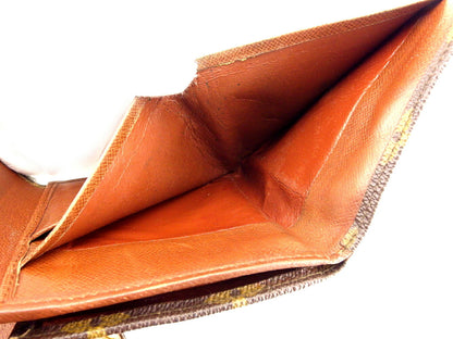 LOUIS VUITTON Bifold Wallet M61660 Brown beige Portonebi (old type)