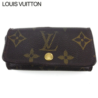 LOUIS VUITTON Key case Key holder M62631 Brown beige gold Multicles4