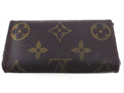 LOUIS VUITTON Key case Key holder M62631 Brown beige gold Multicles4