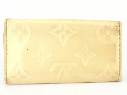 LOUIS VUITTON Key case Key holder Yellow Beige Gold Multicles4
