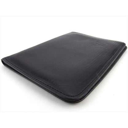 LOUIS VUITTON Pass case M63202 black Porto 2 Cult Vertical