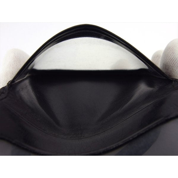 LOUIS VUITTON Pass case M63202 black Porto 2 Cult Vertical