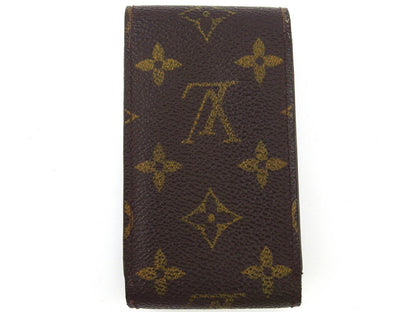 LOUIS VUITTON Cigarette case M63024 Brown beige Etui cigarette