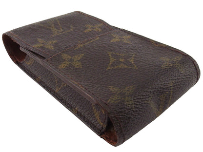 LOUIS VUITTON Cigarette case M63024 Brown beige Etui cigarette