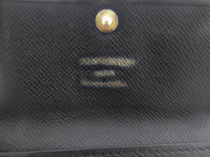 LOUIS VUITTON Key case Key holder M63822 Black gold Multicles4