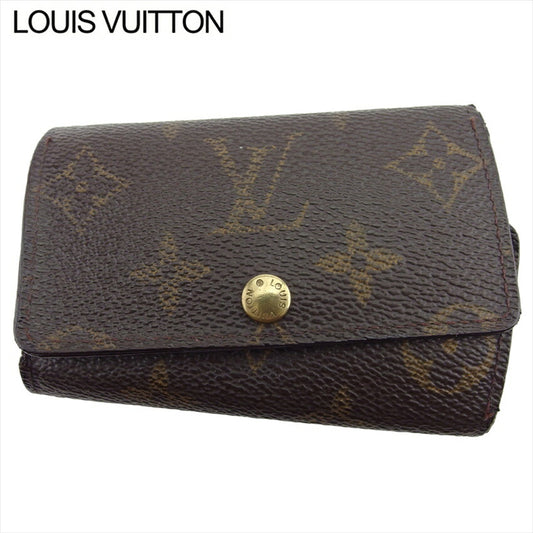 LOUIS VUITTON Key case Key holder M62630 Brown beige gold Multicles6