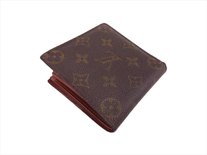 LOUIS VUITTON Bifold Wallet M61665 Brown Porte Billets Cartes CrditMonet
