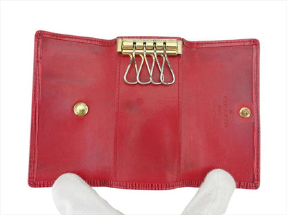 LOUIS VUITTON Key case Key holder Rouge (Red) Multicles4