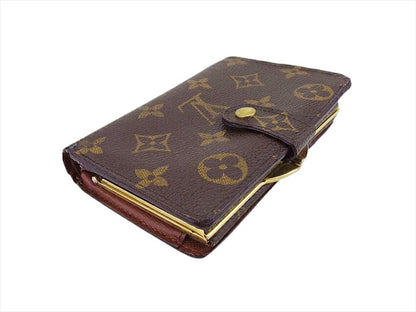LOUIS VUITTON Bifold Wallet M61663 Brown Portonevie Vienova