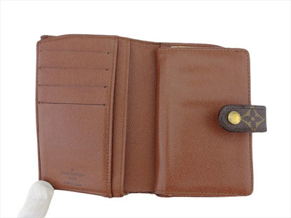 LOUIS VUITTON Bifold Wallet M61663 Brown Portonevie Vienova