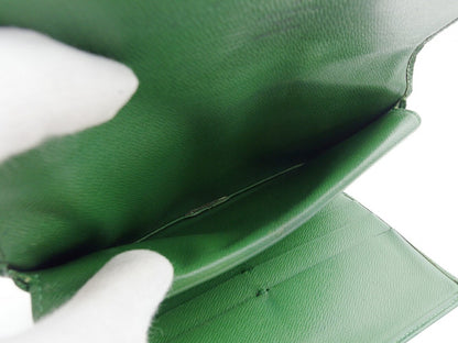 LOUIS VUITTON Long Wallet Purse green Epi