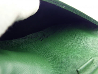 LOUIS VUITTON Long Wallet Purse green Epi