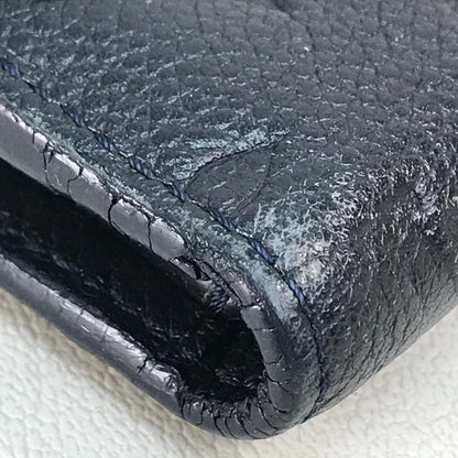 LOUIS VUITTON Long Wallet Purse M60258 Monogram Ann Platt Leather Navy Monogram Ann Platt Portefeuille Villetuoz