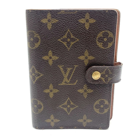 LOUIS VUITTON Notebook cover R20005 Monogram canvas Brown Monogram Agenda PM