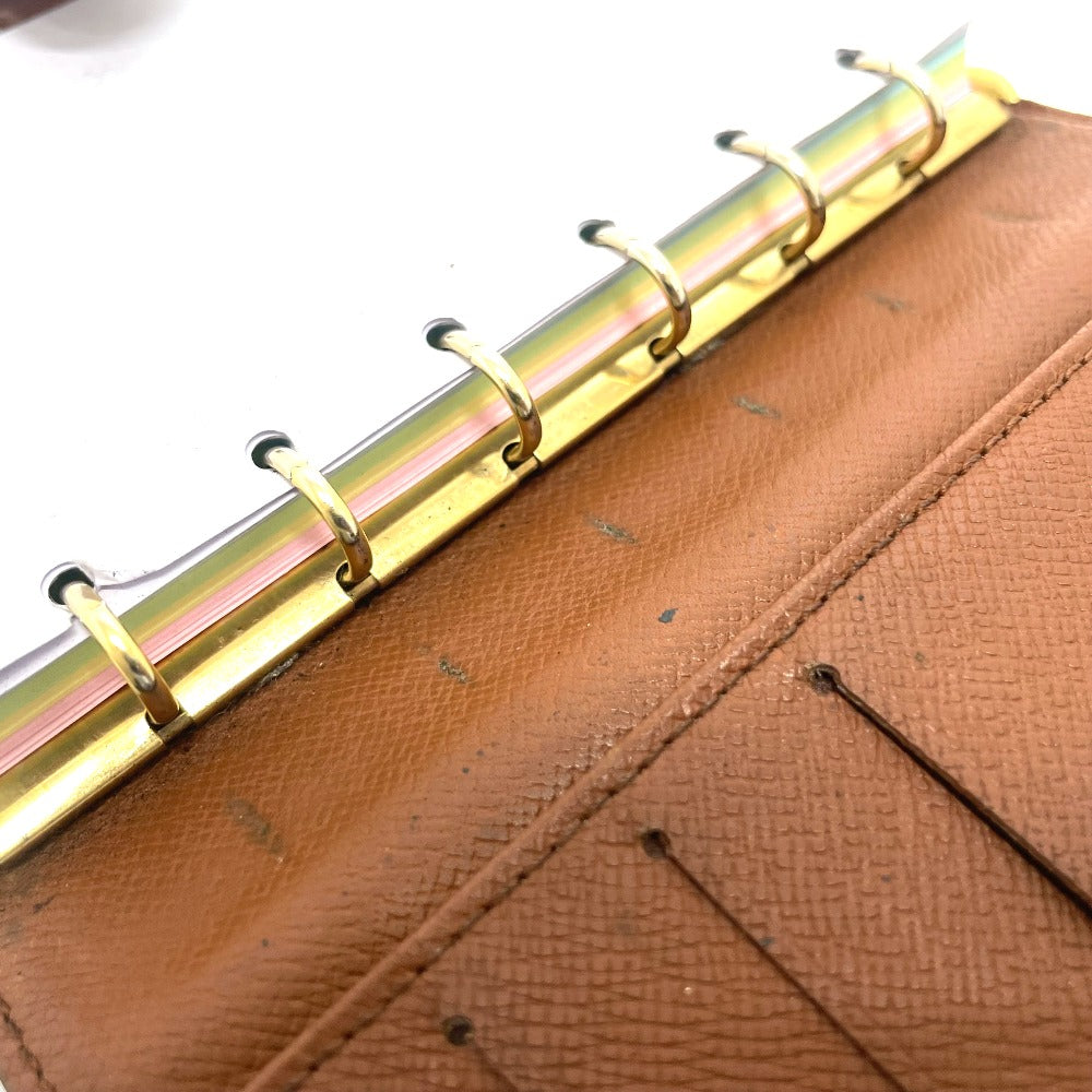 LOUIS VUITTON Notebook cover R20005 Monogram canvas Brown Monogram Agenda PM