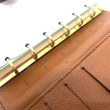 LOUIS VUITTON Notebook cover R20005 Monogram canvas Brown Monogram Agenda PM