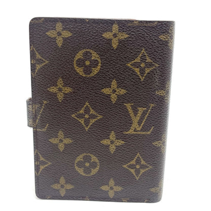 LOUIS VUITTON Notebook cover R20005 Monogram canvas Brown Monogram Agenda PM