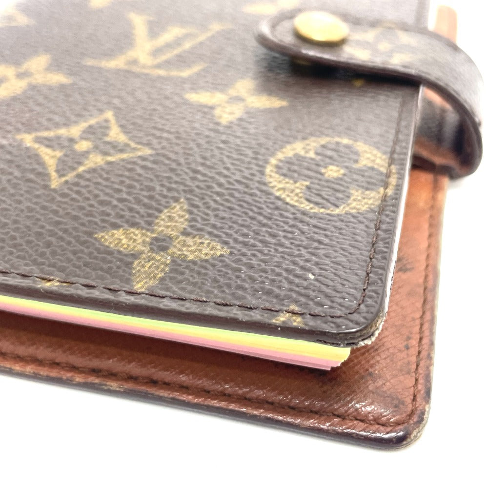 LOUIS VUITTON Notebook cover R20005 Monogram canvas Brown Monogram Agenda PM