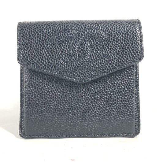 CHANEL Coin case A13233 Caviar skin black CC COCO Mark