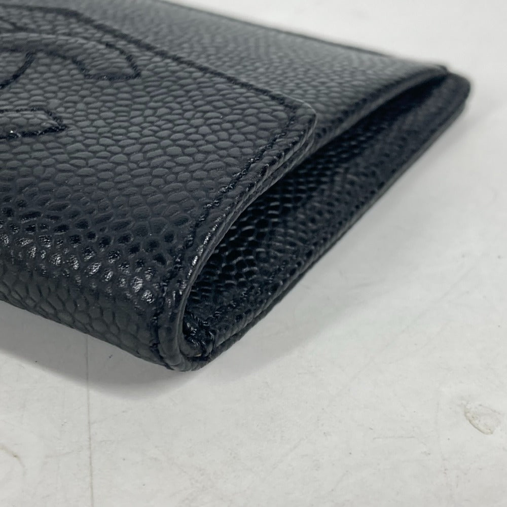 CHANEL Coin case A13233 Caviar skin black CC COCO Mark