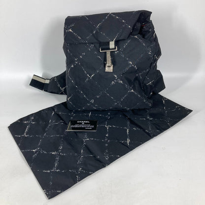 CHANEL Backpack Nylon black Old travel line