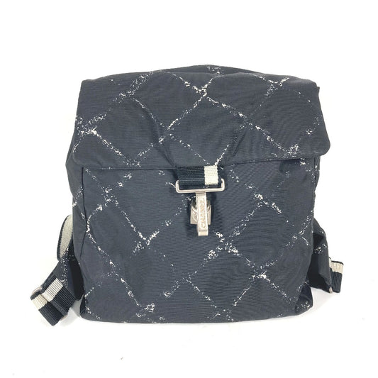 CHANEL Backpack Nylon black Old travel line