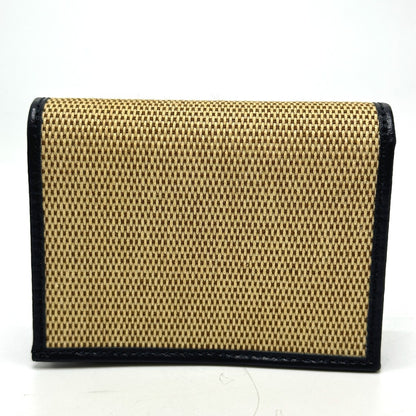 GUCCI Trifold wallet 621887 Canvas / leather beige Horsebit