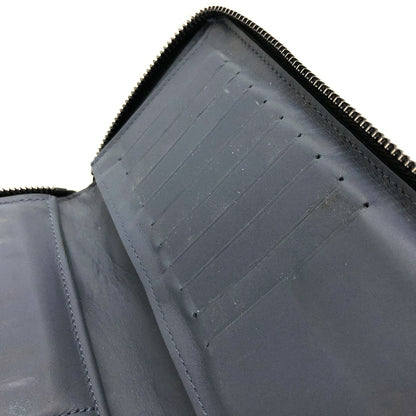 LOUIS VUITTON Long Wallet Purse M82322 Monogram shadow leather Navy Monogram shadow Zippy Wallet Vertical