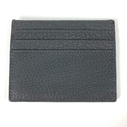 FENDI Card Case 7M0164 leather Gray type logo bicolor name card holder