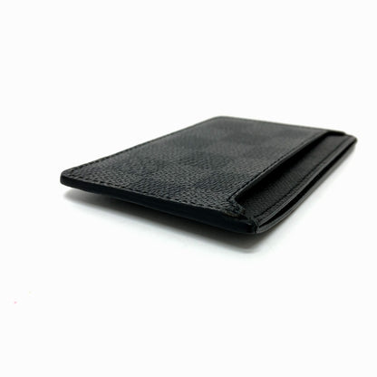 LOUIS VUITTON Card Case N62666 Damier Grafitto Canvas black Neo Porto Cult