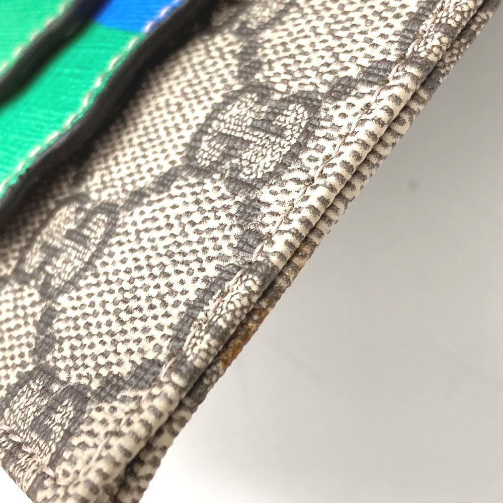 GUCCI Clutch bag 550781 GG Supreme Canvas beige GG Supreme Butterfly