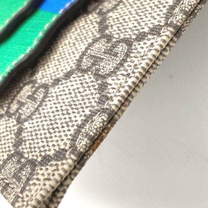 GUCCI Clutch bag 550781 GG Supreme Canvas beige GG Supreme Butterfly