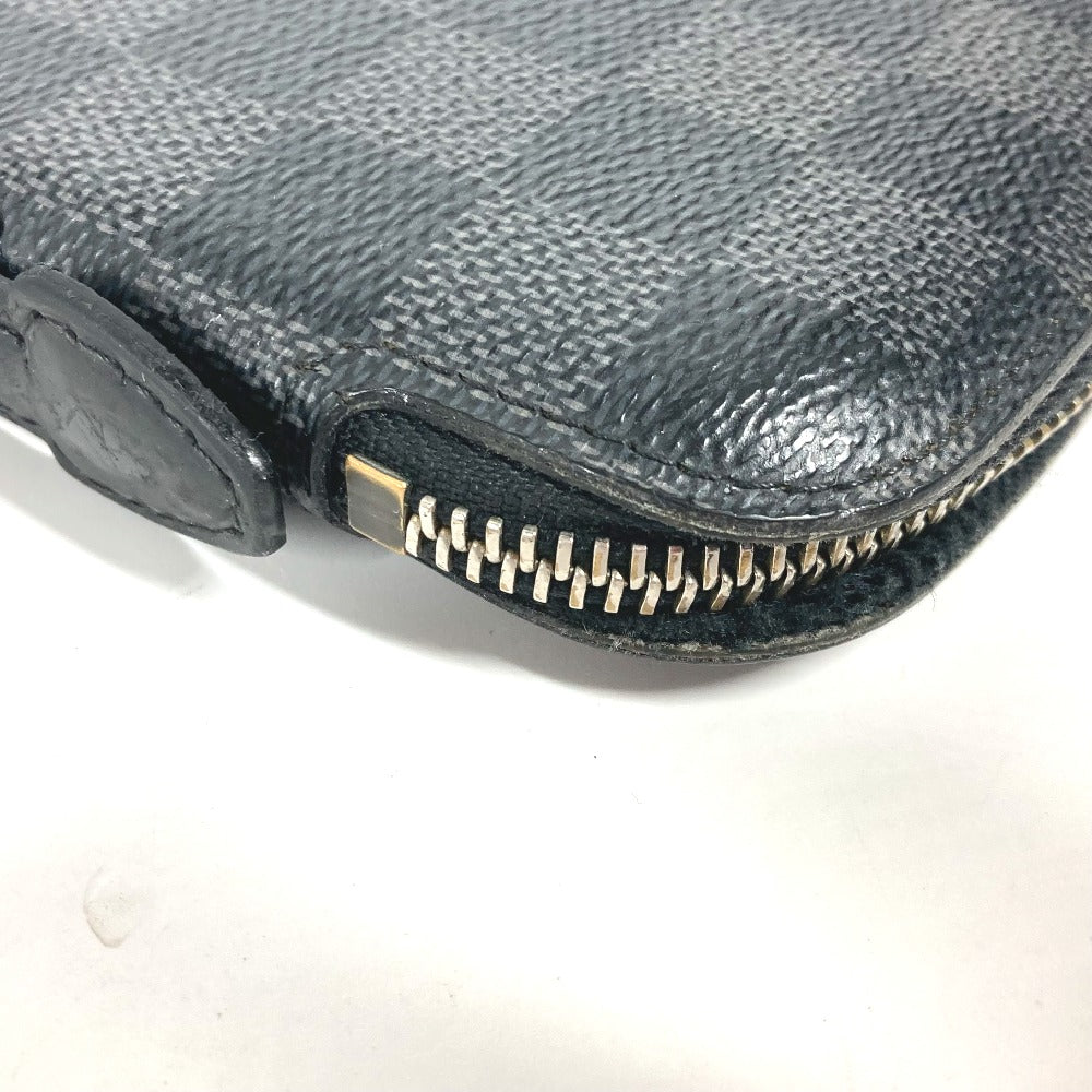 LOUIS VUITTON Long Wallet Purse N48255 Damier Grafitto Canvas black Damier Grafitte Atholl Organizer