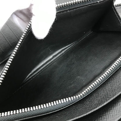 LOUIS VUITTON Long Wallet Purse M30652 Taiga Leather black Taiga Organizer Atoll