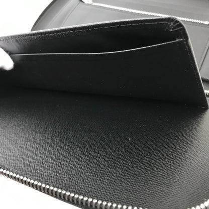 LOUIS VUITTON Long Wallet Purse M30652 Taiga Leather black Taiga Organizer Atoll