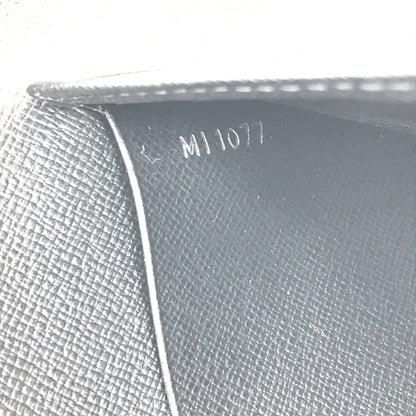 LOUIS VUITTON Long Wallet Purse M30652 Taiga Leather black Taiga Organizer Atoll