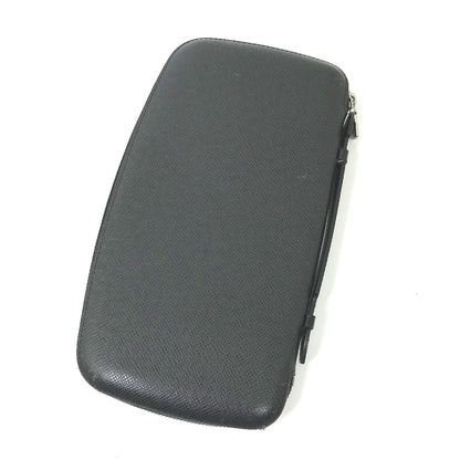 LOUIS VUITTON Long Wallet Purse M30652 Taiga Leather black Taiga Organizer Atoll