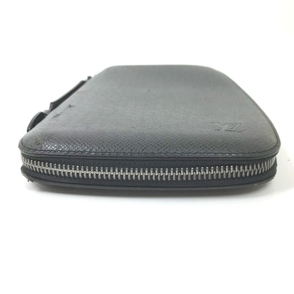 LOUIS VUITTON Long Wallet Purse M30652 Taiga Leather black Taiga Organizer Atoll