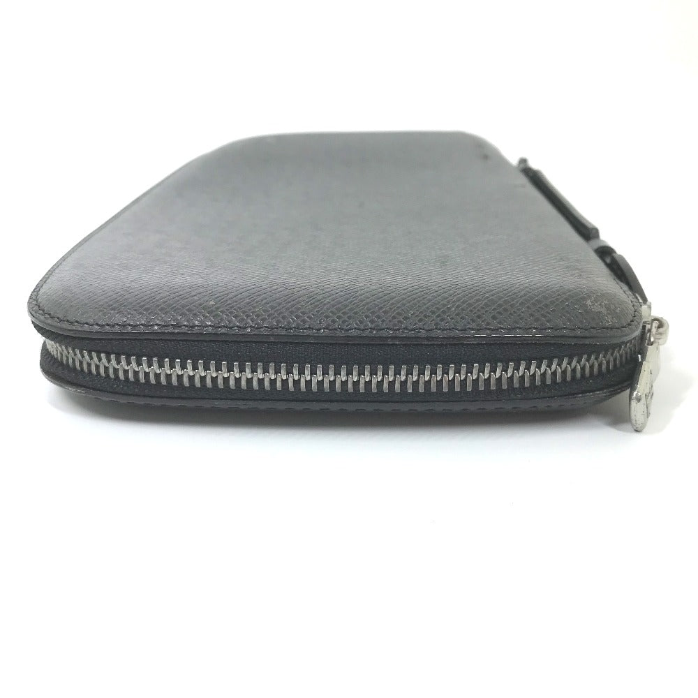 LOUIS VUITTON Long Wallet Purse M30652 Taiga Leather black Taiga Organizer Atoll