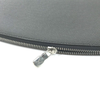 LOUIS VUITTON Long Wallet Purse M30652 Taiga Leather black Taiga Organizer Atoll