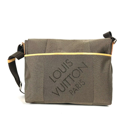 LOUIS VUITTON Shoulder Bag M93077 Damier Jean Canvas khaki Damier Jean Roux
