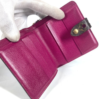LOUIS VUITTON Folded wallet M95188 Monogram canvas pink Monogram Perfo Compact zip