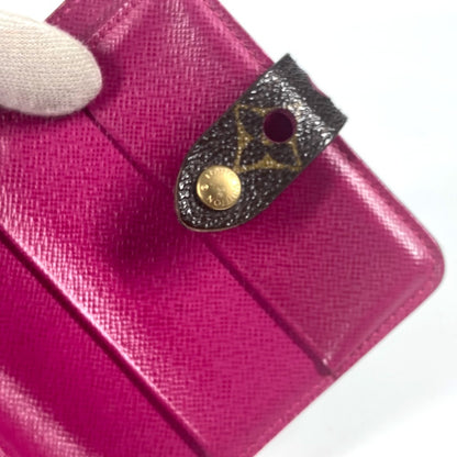 LOUIS VUITTON Folded wallet M95188 Monogram canvas pink Monogram Perfo Compact zip
