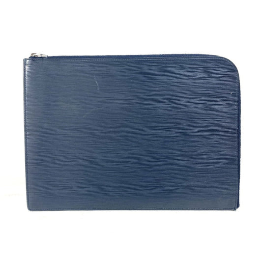 LOUIS VUITTON Clutch bag M58820 Epi Leather blue Epi Pochette Jules GM