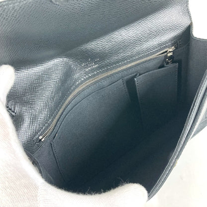 LOUIS VUITTON business bag M32592 Taiga Leather black Taiga Belair