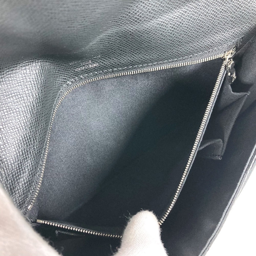 LOUIS VUITTON business bag M32592 Taiga Leather black Taiga Belair